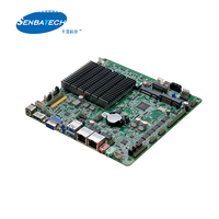 Carte mère Mini ITX ultra-fine J4125 DDR4 VGA HD 6 COM 8 USB SIM PS2 17 X 17 WIN Linux avec 2 LAN