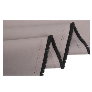 Rèm Chắn Sáng Rộng 280Cm 100% Tùy Chỉnh Chống Cháy Vải Rèm Sợi Màu Đen - Product Image 5