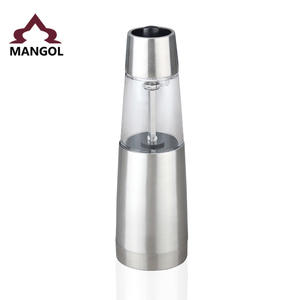 Portable Stainless Steel <b>Pepper</b> <b>Grinder</b> Mg706a Cylinder Shape With Metal Lid For Travel <b>And</b> Home Use Zhejiang Origin - Product Image 3