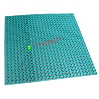 Tapis de sol antidérapant en caoutchouc grillagé 1000*1000*16mm pour pont de bateau, protection spéciale extérieure pour navire