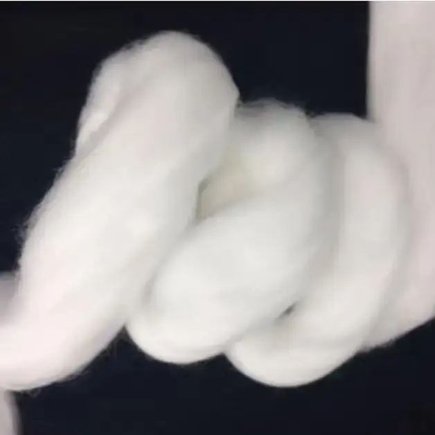 Nylon 6 Staple Fiber Wool Tops Fiber for Worsted Yarn Spinning