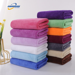 Toalla de algodón 100%, color sólido para hoteles y casas, duradera, hipoalergénica, fácil de limpiar, toallas absorbentes para hoteles - Product Image 3