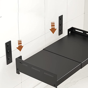 JH-Mech Giá Đỡ Lò Vi Sóng Giá Treo Giá Sắp Xếp Lưu Trữ Kệ Gắn Tường Lò Vi Sóng Một Lớp - Product Image 2