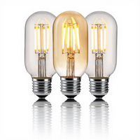 Ampoule à filament LED, culot E27, ampoule vintage Edison, verre ambré transparent, lampe LED rétro pour la décoration de la maison, du café, du bar