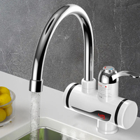 Chauffage froid robinet d'eau chaude affichage de la température chauffe-eau électrique robinet de cuisine