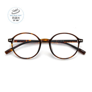 Montura de Gafas Ovaladas TR23121, Montura Completa, Lentes Acrílicas con Protección Anti Luz Azul, Unisex, Origen Danyang - Product Image 2