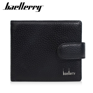 กระเป๋าสตางค์หนังแท้สำหรับผู้ชายแบรนด์ Baeellerry ป้องกัน RFID ช่องใส่บัตรหลายช่อง ดีไซน์กะทัดรัด ใช้ได้ทุกวัน - Product Image 4