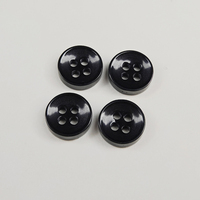 Kancing Resin Bentuk Mangkuk 2.9mm, Kancing Empat Lubang untuk Dekorasi Pakaian