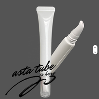 Tube de conditionnement cosmétique vide en plastique personnalisé avec logo pour brillant à lèvres, baume à lèvres, crème pour les yeux, rouge à lèvres, 20 ml