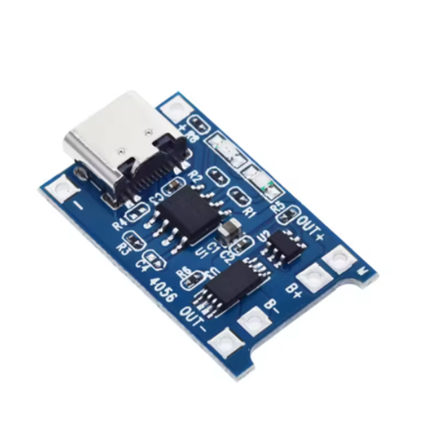 TYPE-C USB port TP4056 1A Lithium battery charging board module charging protection two-in-one tp-4056