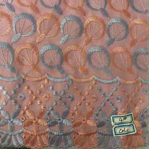Tissu brodé T/C, double couleur, haute qualité, prix compétitif, acceptation de la personnalisation des motifs et des couleurs - Product Image 2