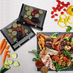 Gadget 2025 New Arrival Bbq <b>Grill</b> <b>Mesh</b> Bag Ptfe Coated <b>Mesh</b> Fabric Barbeque Grilling <b>Mesh</b> Bag - Product Image 5