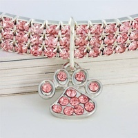 Collier de luxe en strass et diamants pour animaux de compagnie, bijoux pour chiens, collier pour chats, accessoires pour animaux de compagnie, vente en gros