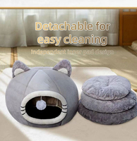 Original chaud doux velours Pet grotte produits pour animaux de compagnie sommeil confortable maison chats tente accessoires niche chat doux lit pour animaux de compagnie