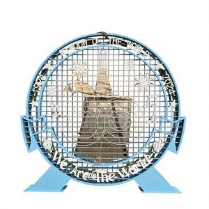 Escultura de Acero Inoxidable para Exteriores, Hecha a Mano, Diseño Animal Moderno, Estatua Artística Ecológica y Duradera, Centro de Atención para Paisajes - Product Image 1