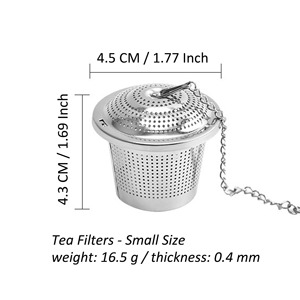 Stainless Steel <b>Tea</b> Ball Strainer 304 <b>Tea</b> <b>Infuser</b> Cooking Spice Food Tool Filter Accessories - Product Image 3