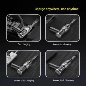 مكنسة كهربائية محمولة لاسلكية تعمل ببطارية السيارة من SAIN، مصنوعة من البلاستيك ABS، ذات قوة شفط عالية، جامع غبار منزلي محمول، منفاخ صغير - Product Image 4