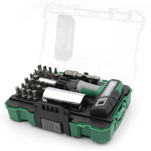 Rolicy 24 parça evrensel lokma anahtar seti, <span class=keywords><strong>T</strong></span> şekli cırcır kolu ve saklama kutusu ile, ev onarım alet setleri - Product Image 2