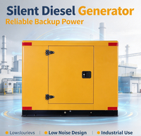 Groupe électrogène diesel silencieux à faible bruit 15 kW 20 kW 65 dB avec ATS (commande automatique) pour l'alimentation de secours des hôpitaux et des centres de données