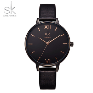 Reloj de Cuarzo para Mujer con Correa de Cuero Impermeable y Esfera con Diseño de Mármol, Estilo Minimalista - Product Image 4