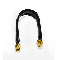 Câble coaxial RG178 UFL SMA, câble de raccordement SMA femelle, câble coaxial SMA femelle IPX MHF1, câble d'extension à faible perte de 4 pouces (10 cm)