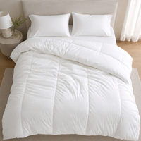 Couette de luxe régulatrice de température en viscose de bambou respirante et absorbant l'humidité pour toutes les saisons