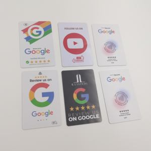Tarjeta DE REVISIÓN DE Google Tiktok Youtube NTAG213 215 216 Yelp/Tripadvisor/restaurante/hotel/take out - Product Image 2