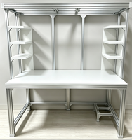 Banc de travail ESD personnalisé 306 3030, profil en aluminium à rainures en T, bureau de réparation informatique, table de travail antistatique pour la réparation électronique