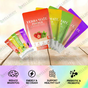 ウェルボディ OEM パケット 純粋なマテ茶エキス ピーチマンゴー風味 大人用免疫サポート インスタントマテ茶パウダー - Product Image 3