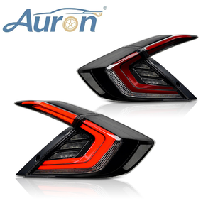 ไฟท้าย LED AURON สำหรับ Honda Civic ปี 2016-2021 รุ่น Light N  วัสดุ ABS สีแดง  แบบ Retrofit อัพเกรด พร้อมไฟ Daytime Running Light แรงดัน 12V - Product Image 1
