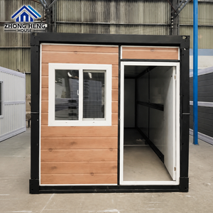 Maison conteneur modulaire préfabriquée pliable et extensible de 20 pieds de qualité supérieure pour entrepôt, garage et logements du personnel sur chantier - Product Image 2