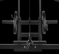 Venta al Por Mayor Máquina Smith Multifuncional Moderna, Equipo de Gimnasio Duradero con Soporte de Barra Ajustable para Sentadillas y Entrenamiento Físico Unisex