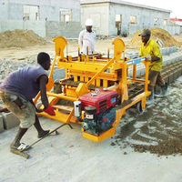 Prix de la machine à fabriquer des briques d'occasion en Ouganda pour la vente Machine à fabriquer des blocs Qmr4-45 Béton