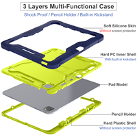 Housse de protection robuste et abordable en silicone pour tablette PC, pare-chocs, design facile à transporter, accessoire pour station de cuisine pour iPad Pro 13