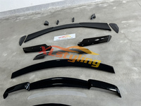 Pare-chocs de voiture XLstyling Kit de carrosserie de conversion pour corvette C5 C6 C7 C8 toit aileron arrière noir brillant