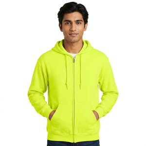 Nouveau design 2025 – Sweats à capuche zippés respirants personnalisés de haute qualité, fortement recommandés, avec logo, pour vêtements de fitness masculins - Product Image 1