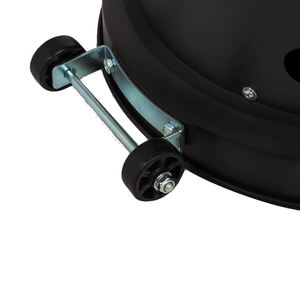 <span class=keywords><strong>Calentador</strong></span> de Patio de Gas de Acero para Exteriores con Tubo de Vidrio Redondo Negro/Blanco de 1.8M con Llama Realista, para Jardín, Fiestas, con Interruptor de Inclinación - Product Image 3