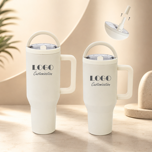Vaso Térmico de Acero Inoxidable con Aislamiento al Vacío, Antideslizante, Ecológico, con Logotipo Personalizado, 30oz/40oz, Hermético, Libre de BPA, Mantiene la Temperatura de 12 a 24 Horas - Product Image 1