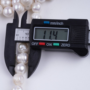 Tự Nhiên Ngọc Trai Bán Buôn Kích Thước Lớn 11-12Mm 6 Inch Màu Trắng Khoai Tây Tươi Ngọc Trai Nước Để Làm Đồ Trang Sức - Product Image 6