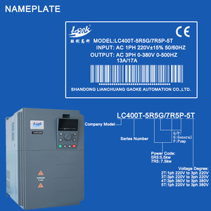 Duy nhất giai đoạn 220V đến 380V ba giai đoạn VFD drive1.5kw 30Kw 22Kw 37Kw tần số chuyển đổi ổ đĩa cho động cơ AC - Product Image 2