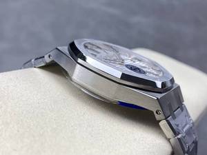 Reloj Mecánico de Lujo de Súper Calidad, 41 mm, Fábrica APS, Movimiento 4302, 15510, Resistente al Agua, Esfera Blanca Audemars - Product Image 6