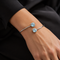 Bracelets en argent 925 de haute qualité pour femmes, bijoux en zircon pour mariage, cadeau, design minimaliste plaqué rhodium