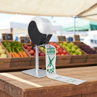 Sacs transparents pour produits frais en rouleau 15x20 pouces 8 microns 3000 sacs pour supermarché, légumes et fruits