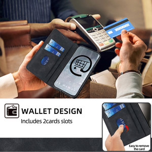 Étui portefeuille à rabat en cuir pour VIVO Y02 Y75 Y74S Y73S Y72 Y53S Y51 Y50 Y21 Y20 Y20i Y15S Y15A Y33S - Product Image 3