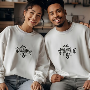 Pegatinas Termoadhesivas Personalizadas con Diseño de Cachorro en Blanco y Negro, Decoración para Camisetas, Jeans y Sudaderas - Product Image 5