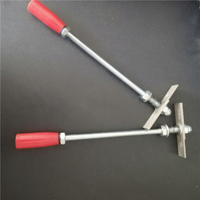 Nouveau marteau d'inspection métallique antirouille pour intercalaires de voies ferrées, avec lames de jauge interchangeables de 2/4/6/10 mm pour points de commutation