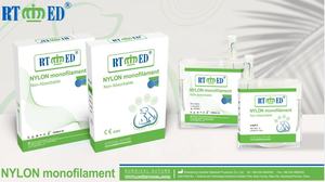 <span class=keywords><strong>Cassette</strong></span> de suture chirurgicale stérilisée non absorbable en nylon pour usage vétérinaire jetable - Product Image 2