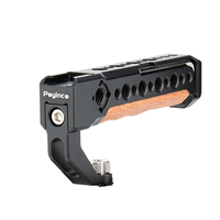 Poignée supérieure universelle pour appareil photo Poyinco en alliage d'aluminium et bois, avec broches de localisation ARRI 3/8 pouces, design léger et support griffe froide