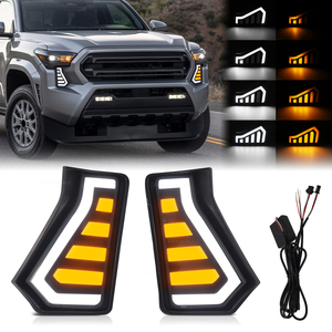 Feux LED pour Toyota Tacoma 2024-2025 – Vente en gros – Feux de jour blancs DRL pour pare-chocs avant et clignotants dynamiques ambre - Product Image 1
