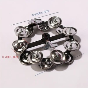 Campanello Speciale per Batteria, Vibratore per Piatto a Doppio Strato, Accessori per Set Batteria - Product Image 2